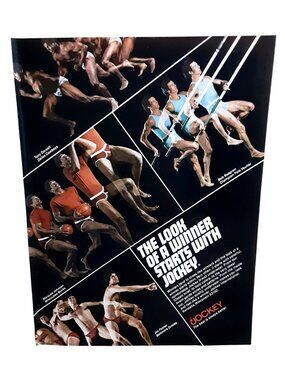 1978 Jockey Underwear Tony Dorsett Jim Palmer Vintage Print Ad